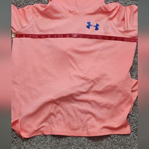 Under Armour Orange & Blue Long Sleeve Hooded T-Shirt - Picture 6 of 9